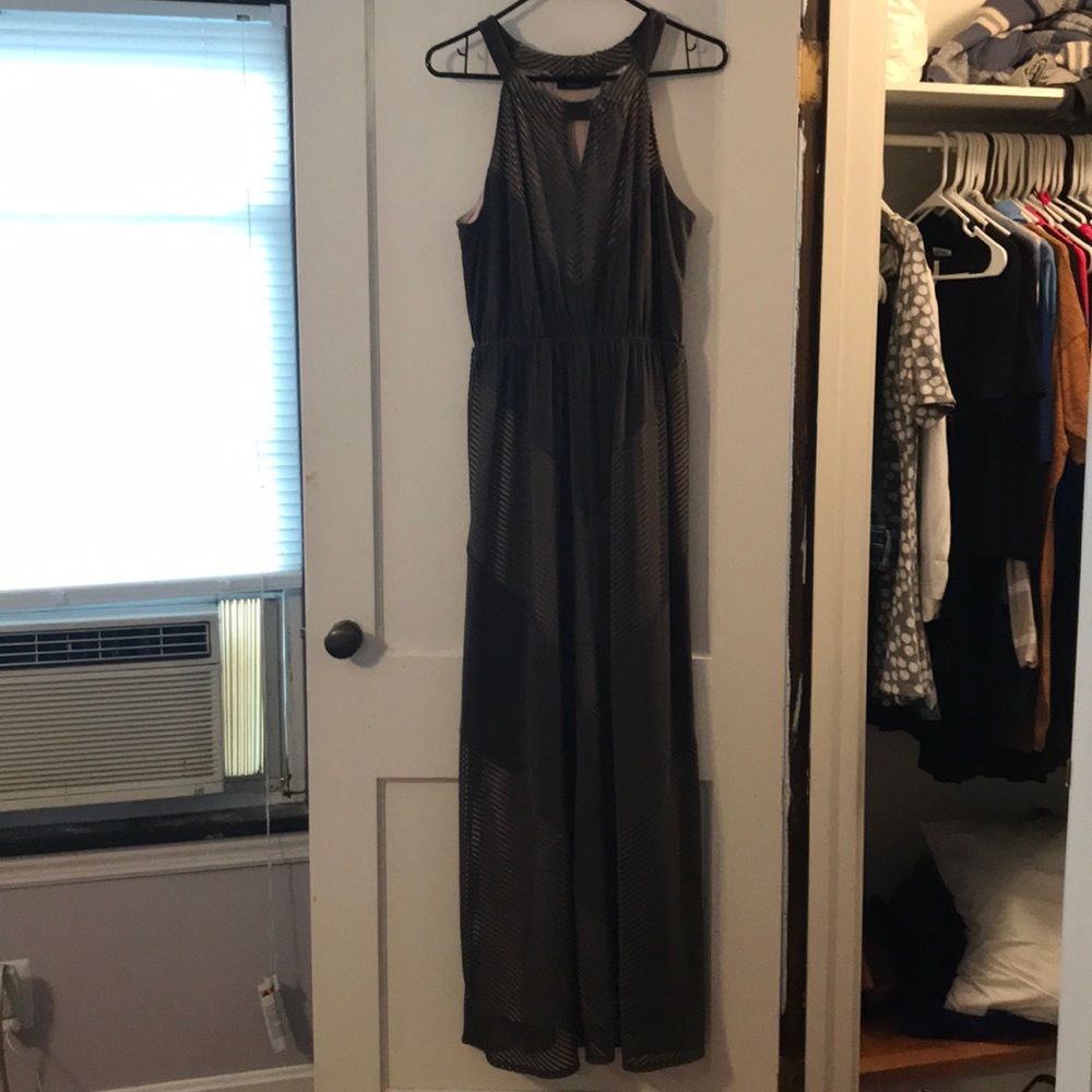 Apt 9 Olive and tan long dress